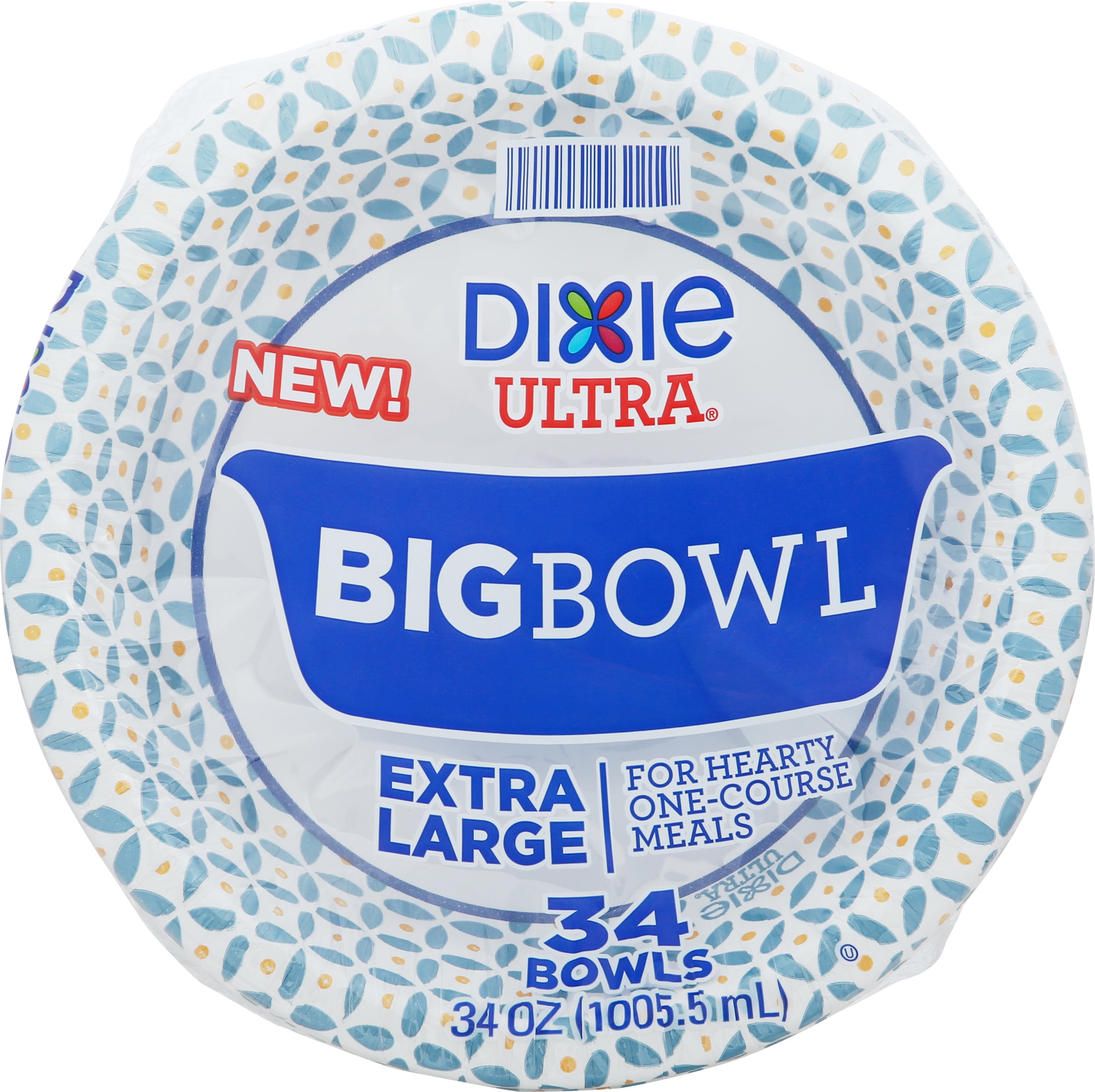 Dixie Ultra Big Bowl 34 Ounce / 34 Count Extra Large
