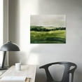 thumbnail image 4 of Feiri  Sylvie Green Mountain Landscape Framed Canvas Wall Art Modern Soft Watercolor Nature Landscape Art for Wall Home Decor 16x12in, 4 of 6