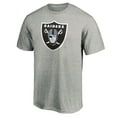 thumbnail image 2 of Men's Fanatics Heather Gray Las Vegas Raiders Primary Logo T-Shirt, 2 of 3