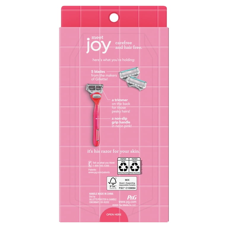 born 配布 BORN RENNY AMY RAZOR joy Razor for Women, 5 Blades, Manual Razor, Handle and 2 Razor