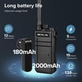thumbnail image 4 of Walkie Talkies Retevis RB37 Bluetooth, paquete de 6 con cargador, 2 km, 4 of 9