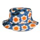 thumbnail image 1 of Regatta - Gorro Pescador Orla Floral para Mujer (Azul Blanco), 1 of 2