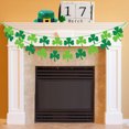 thumbnail image 3 of Michellecmm Irish Holiday Banner, Green Clover Banner Holiday Home Decor Party Favor Photo Props, 3 of 8