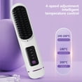 thumbnail image 4 of Uutvmp Upgraded Negative Hydronium Charging Straight Hair Comb, Smoothly Hair Without Damaging, Four Speed Temperature Adjustment Portable for Curling and Pulling, 4 of 9
