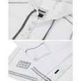 thumbnail image 6 of ZIMEGO Men's Long Sleeve Vintage Thermal Hoodie - Athletic Fit Pullover Hooded Henley Shirts, 6 of 6