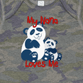 thumbnail image 4 of Inktastic My Nana Loves Me Panda Boys or Girls Baby Bodysuit, 4 of 5