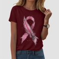thumbnail image 2 of T-Shirts pour Femmes Été Manches Courtes Hauts Graphiques Mode Décontractée T-Shirts Confortables à Porter Tous les Jours, 2 of 4