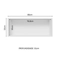 thumbnail image 3 of Alacena Gabinete Superior Cocina Madesa 1 Puerta Lux 80cm BN, 3 of 5