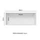thumbnail image 3 of Alacena Gabinete Superior Cocina Madesa 1 Puerta Lux 80cm BN, 3 of 5