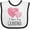 White and Black, variant on Inktastic I Love My Grandma Two Hugging Hearts Boys or Girls Baby Bib