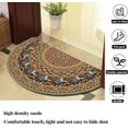 thumbnail image 6 of Guest Ruyunlai Half Circle Rug Front Personalised Doormats Entrance Door Welcome Indoor Mats Round Outdoor Outside Inside Rug For Back Door colored flowers 40x60cm, 6 of 7