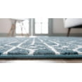 thumbnail image 5 of Rugs.com Lattice Trellis Collection Rug – 5' x 8' Blue Low-Pile Rug Perfect For Living Rooms, Large Dining Rooms, Open Floorplans, 5 of 9