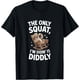 thumbnail image 1 of Vintage Funny The Only Squat I'm Doin' is Diddly Sloth Meme Camiseta, 1 of 2