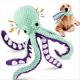 thumbnail image 3 of 2PCS Premium Pet Plush Toy Premium Pet Plush Octopus Squeaky Dog Toys, 3 of 5