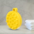 thumbnail image 2 of Unique Bargains Scalp Massager Hair Care Scalp Massager Shampoo Brush 3.74"x3.15"x1.77" Massager Tools Yellow, 2 of 6