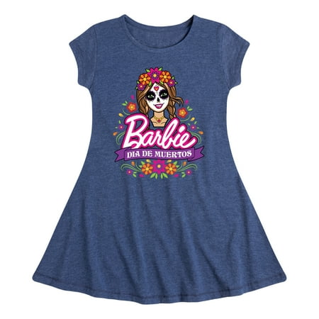 

Barbie - Dia De Muertos - Toddler And Youth Girls Fit And Flare Dress