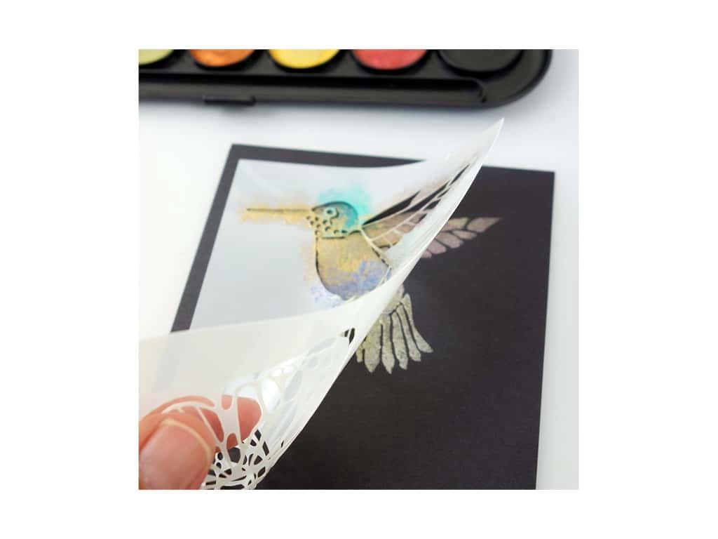 Niji Pearlescent Watercolor Pans - Yasutomo Pearlescent Paint & Stencil Kit