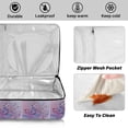 thumbnail image 4 of Iauyy Casserole Carrier for Hot Food Insulated Casserole Travel Carry Bag with Lid Food Warmer Bag for Party/Picnic,Soft Color, 4 of 7