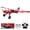 Red, variant on X7 RC Airplane EPP 510mm Wingspan 2.4G Remote Control 4CH Sport Glider Brushless Motor Fixed Model Plane with Gyroscope Toys for Adults Children With 2 Batteries