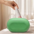 thumbnail image 5 of HomelyJoy Green Silicone Makeup Bag, Waterproof Travel Toiletry Bag Zipper Pouch Purse, Portable Large Capacity Cosmetic Storage Organizer for Women, 7.48x4.72 In, 5 of 5