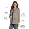 thumbnail image 3 of Landau Essentials Relaxed Fit 4-Pocket Snap-Front Scrub Jacket for Women 7525, 3 of 6