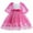 Hot Pink, variant on Gubotare Girls Royal Dress Baby Girl Dress Smocked Puff Sleeve Mesh Tutu Tulle Dresses Princess Birthday Wedding Dresses Summer Clothes (Hot Pink,Size 7-8 Years)