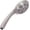 Brushed Nickel, variant on Aqua Elegante 6 Function Handheld Shower Head for High Pressure Showers - 1.8 GPM - Polished Brass