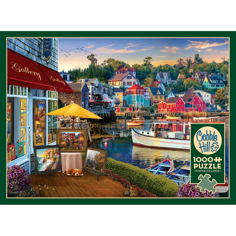 Cobble Hill 1000 Piece Puzzle: Harbor Gallery - Reference Poster