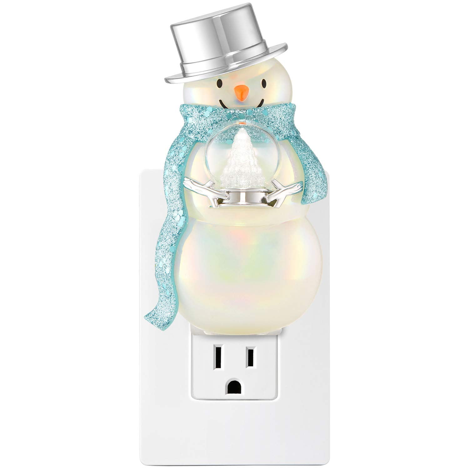 Bath and Body Works Snowman Wallflower Diffuser Plug In Nightlight