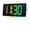 Chrome, variant on ORIA Digital Alarm Clock RGB LED Digital Clocks Colorful Clocks With Atmosphere Night Light for Home Office Best Gifts