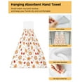 thumbnail image 4 of Towel Hand Microfiber Towel Wipe Rag Lazy Towel Kitchen Absorbent Household Towel Hand White Watercolor Pink Flowers Peony, 4 of 7