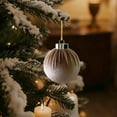 thumbnail image 4 of Rapeiae 1pcs Christmas Balls Flocked Christmas Tree 2.4inch Ornaments Plastic Balls Xmas Hanging Ornaments Decoration, 4 of 5