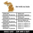 thumbnail image 2 of Michigan State Silhouette Wood Mini Charms Shapes DIY Craft Jewelry - No Hole - 12mm (26pcs), 2 of 7