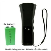 Fznkrag Ultrasonic Dog Training Repeller with Flashlight, Black