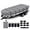 Gray, variant on 14FT 900D Waterproof Jon Boat Cover, Gray Heavy Duty Trailerable Jon Boat Cover UV Resistant Marine Grade Reinforced
