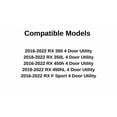 thumbnail image 4 of Laminated Passenger Right Side Front Door Window Door Glass Compatible with Lexus RX350 RX350L RX450h RX450hL 2016-2022 Models, 4 of 6