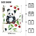thumbnail image 3 of Baby Panda Cherry Ring Binder Notebook Journey Note Diary College Ruled Spiral Notebook Study Loose Leaf Paper A5 60 Pages, 3 of 8