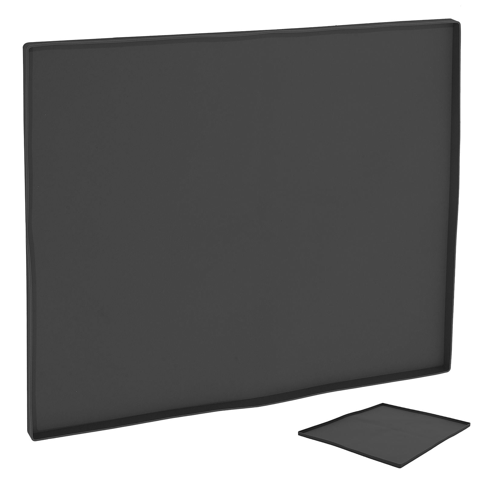 ETHZZLE Black Silicone Washer and Dryer Top Cover Mat with Wear Resistant Texture