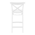 thumbnail image 2 of Compamia Cross Counter Stool White, Set of 2, 2 of 5