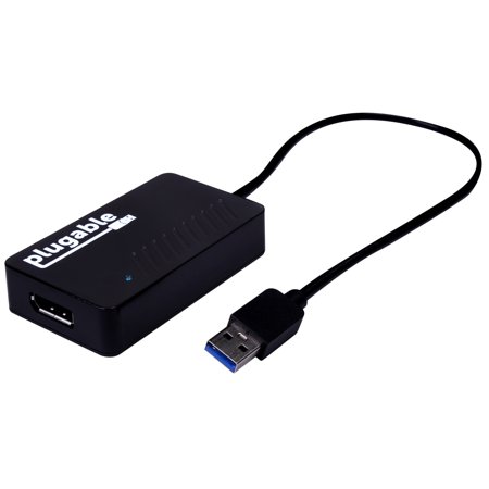 UPC: 0819927010616 | Plugable USB 3.0 to DisplayPort 4K UHD Video Graphics Adapter for Multiple Monitors up to 3840×2160 Supports Windows 11 10  8.1  7  and macOS