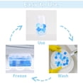 thumbnail image 4 of Cubos de Hielo Reutilizables con Tapa y Contenedor, Paquete de 60 Cubos de Hielo de Plástico para Bebidas Libres de BPA, Cubos de Hielo Cuadrados Recongelables para Botellas de Agua, Whisky, Vodka, 4 of 4
