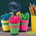 thumbnail image 6 of Westcott 5-Inch Kids Blunt Scissors with Caddy, Multicolor, 24-Pack, 6 of 12
