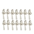 thumbnail image 3 of 100 Pcs Crochet de Rideau Papillon Plaqué Imitation Nickel Doré Accessoires de Rideau Crochet, 3 of 8