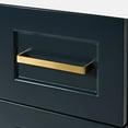 thumbnail image 2 of Ariel Taylor 37 In. Left Offset Oval Sink Vanity With White Quartz Countertop In Midnight Blue, 2 of 11