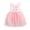 Pink, variant on Toddler Girls Easter Dresses Kids Born Baby Sleeveless Mesh Patchwork Cute Cartoon Tulle Princess Dresses for Girls Size 2-3T