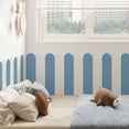 thumbnail image 3 of Panel de pared anticolisión autoadhesivo para cabecera de cama infantil, protector de pared para sala de juegos y guardería., 3 of 8