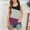 Purple, variant on Taqqpue Girls Tank Tops Soft Cotton Crewneck Sleeveless Athletic Undershirt Lightweight Hem Loose Fit Cute Summer Top Dancewear Color Block Wide Strap Comfortable Racerback Tank 5-14 Years