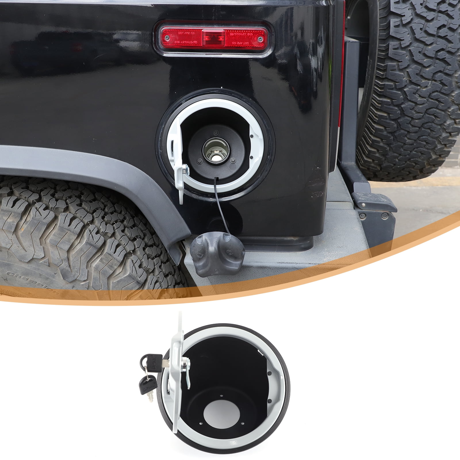 Gas cap anti-theft lock cap for 2003-2009 Hummer H2 , gas cap anti-theft cap, auto gas cap parts replacement parts