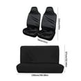 thumbnail image 6 of Blarkrus 2/3 Seater Universal Car Seat Cover Waterproof Oxford фε Cloth .д △п, 6 of 8
