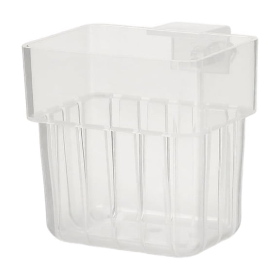 Aquarium Plant Holder, Hanging Hydroponic Planting Basket Pot for Fish Tank Aquascape Landscaping Decoration Rack for Aquatic Plants Greenery Support, Clear